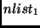 $nlist_1$