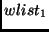 $wlist_1$