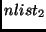 $nlist_2$