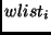 $wlist_i $